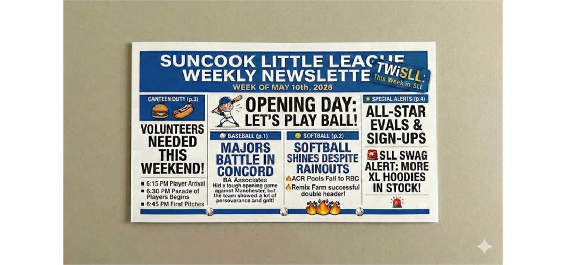 TWiSLL Newsletter - Week of May 11